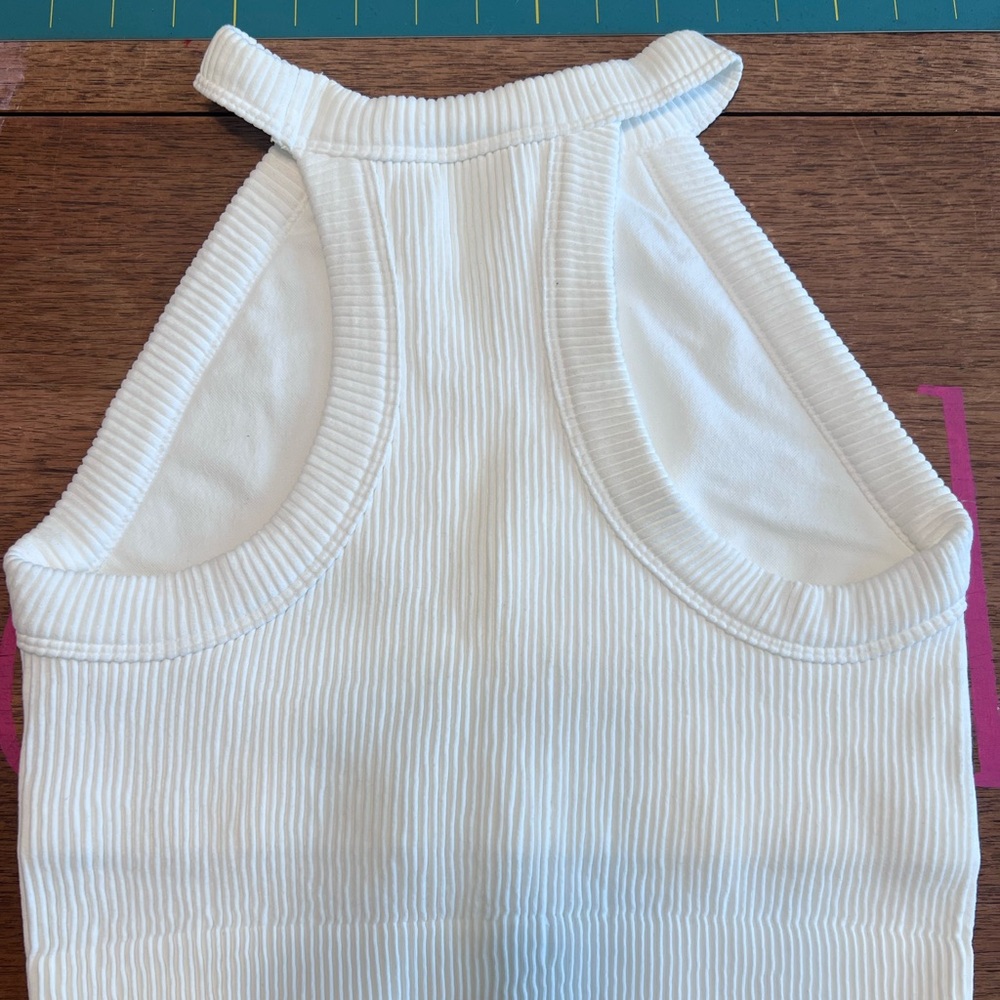 Aerie SuperChill Seamless Ribbed Bra Top…XL - Picture 2 of 4